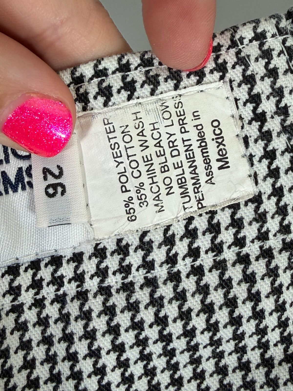 Vintage Y2K Republic Uniforms houndstooth utility pants