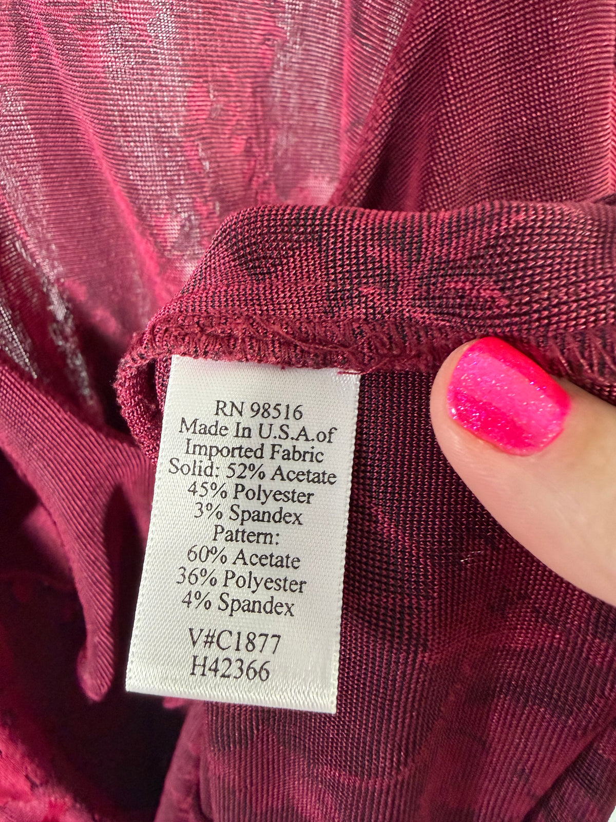 Vintage 90s Coldwater Creek burgandy floral ruffle blouse