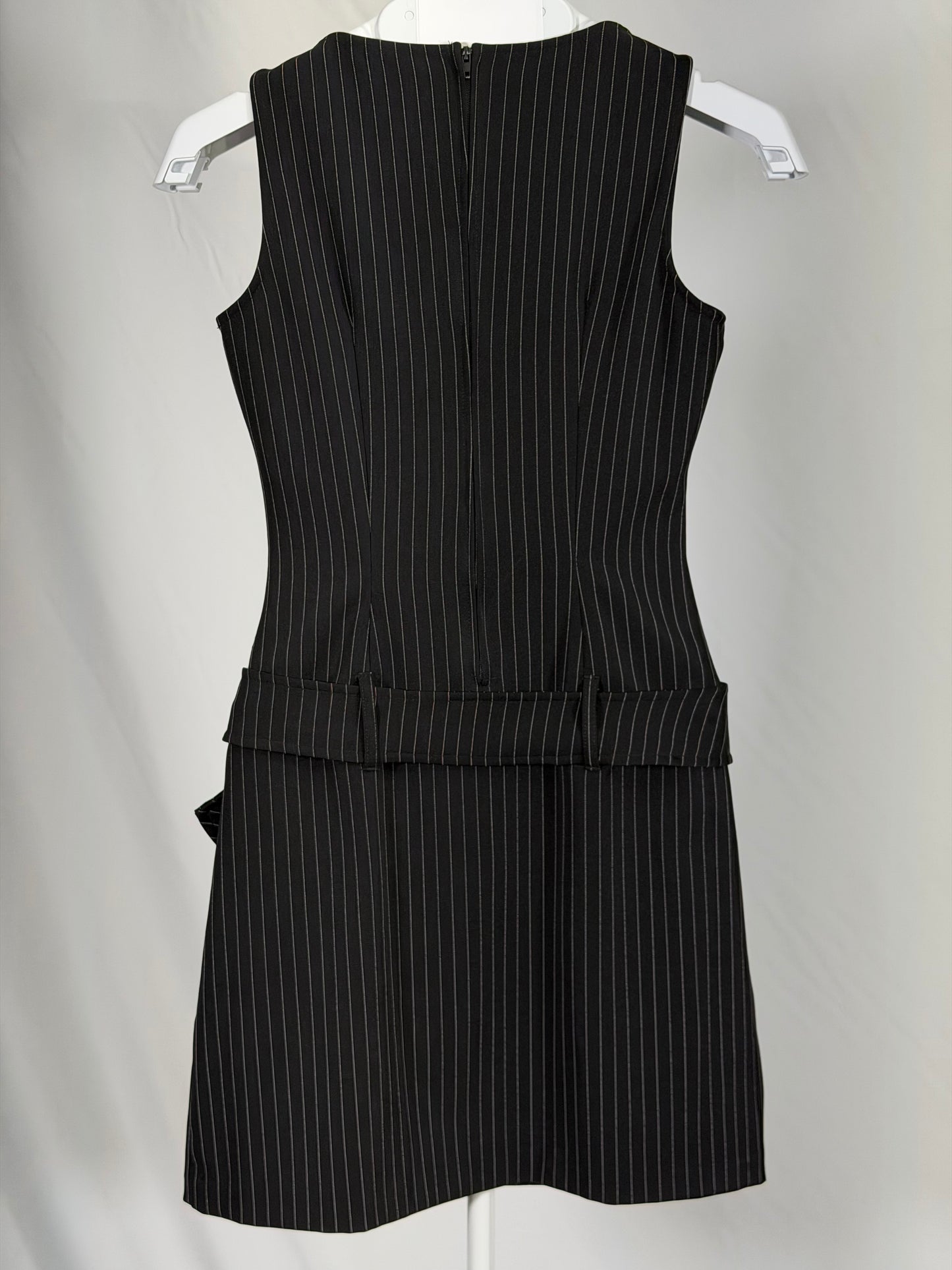 Vintage 90s Y2K Jodi Kristopher pinstripe mini dress