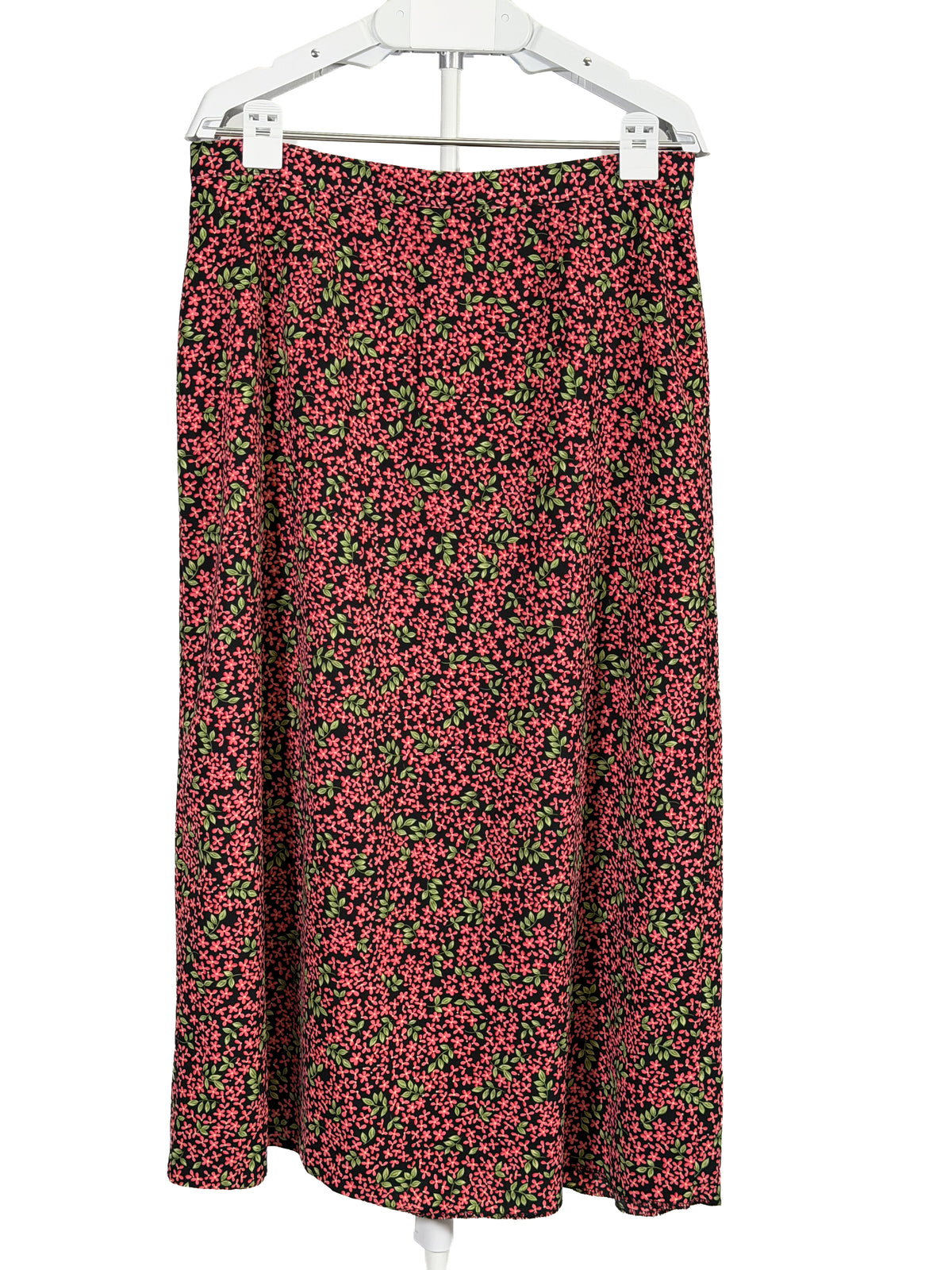 Vintage 90s Sag Harbor ditsy floral high waisted maxi skirt