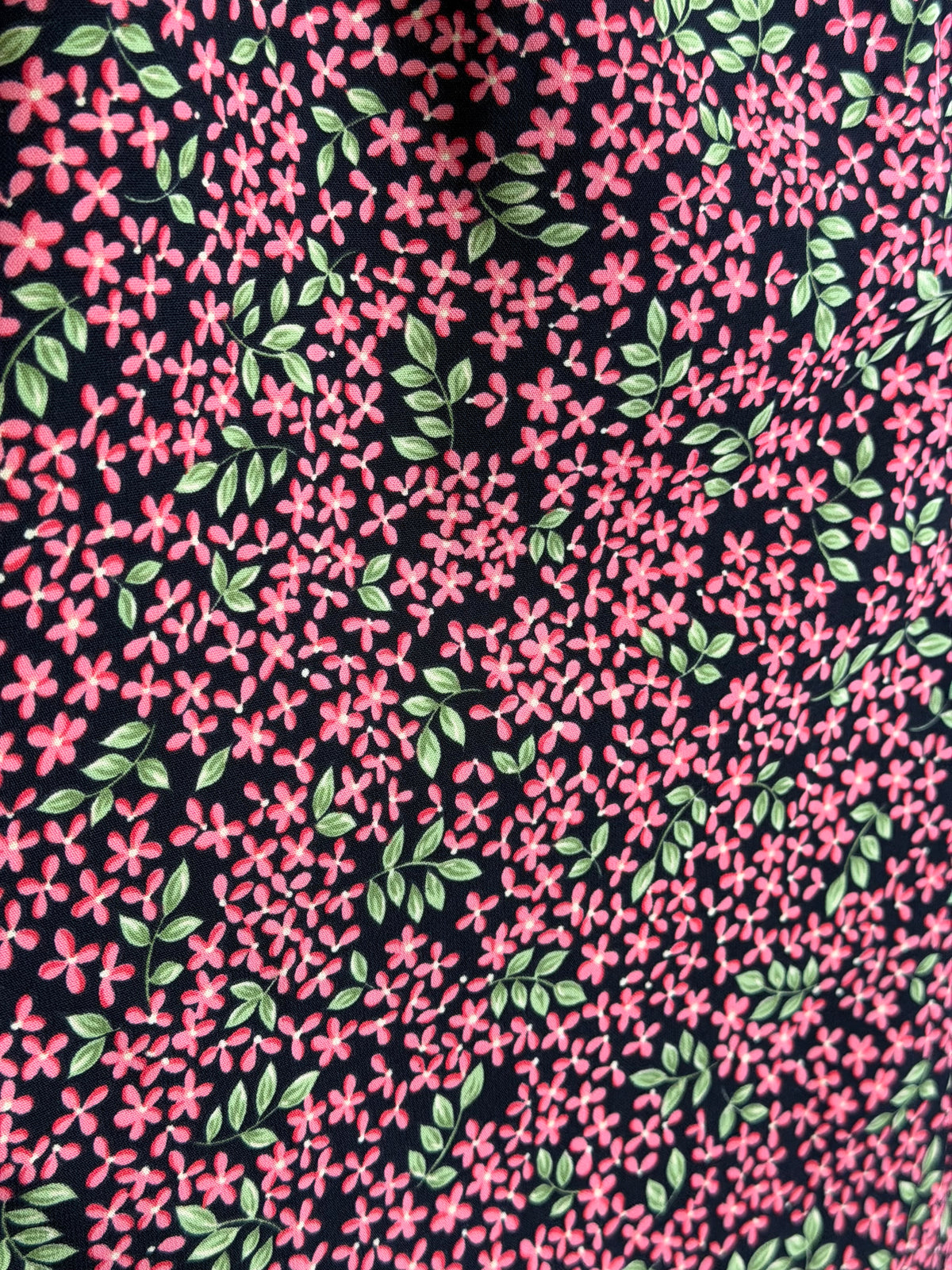 Vintage 90s Sag Harbor ditsy floral high waisted maxi skirt