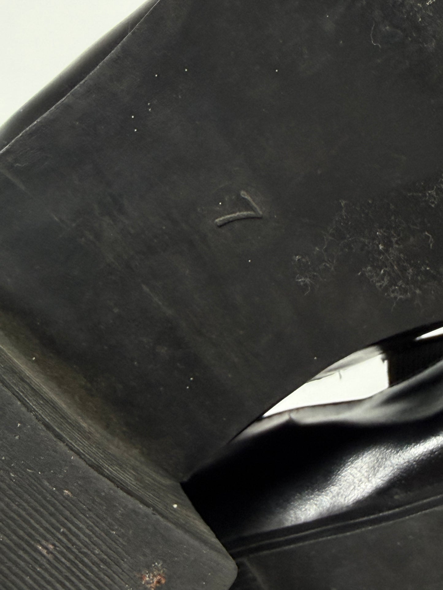 Vintage Y2K Mudd black chunky platform loafers