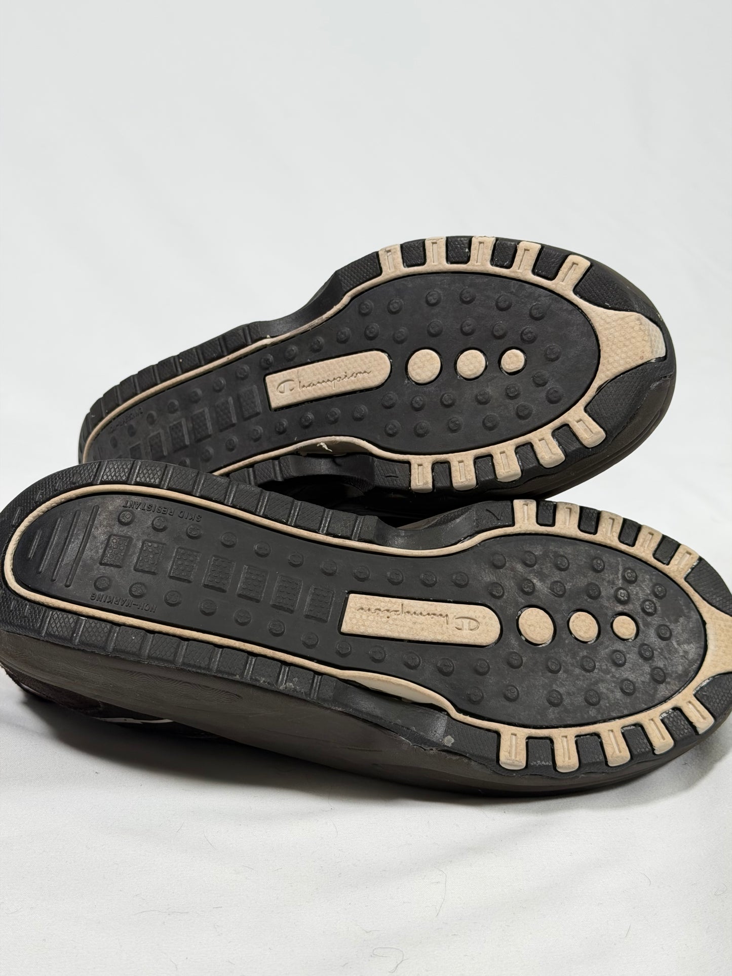 Vintage 90s Y2K Champion chunky brown platform trainers