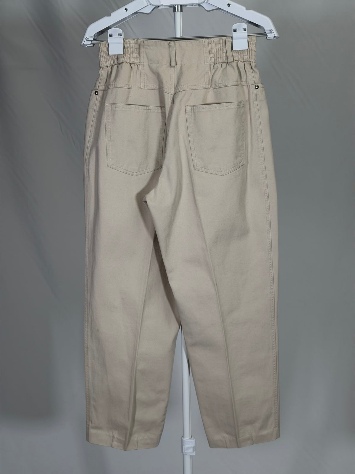 Vintage 90s Liz Claiborne khaki high-waist trousers
