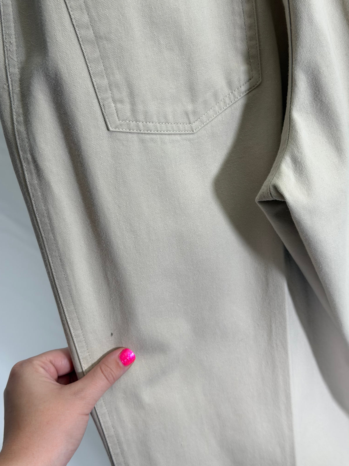 Vintage 90s Liz Claiborne khaki high-waist trousers