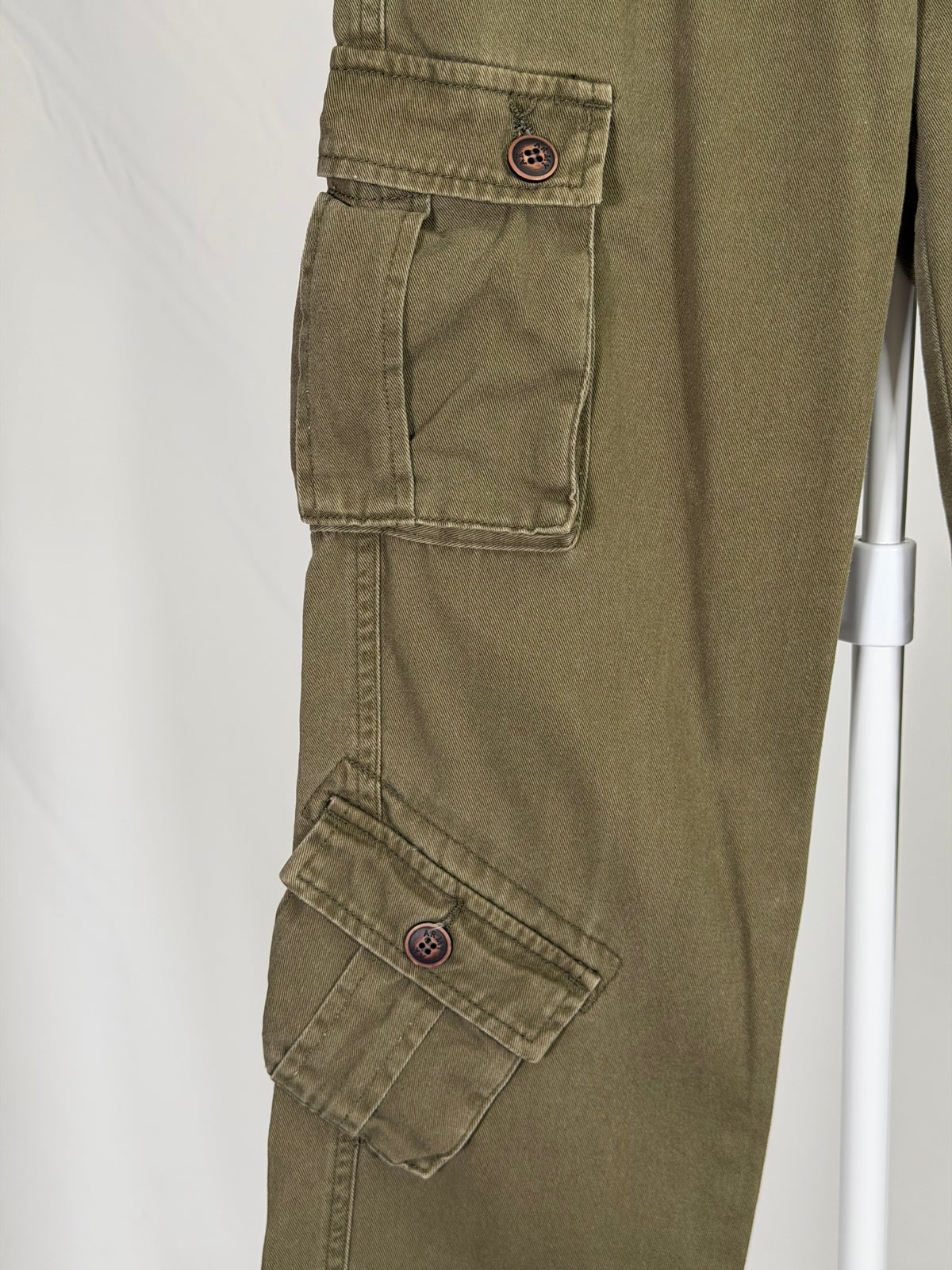 Ochenta olive green utility cargo pants