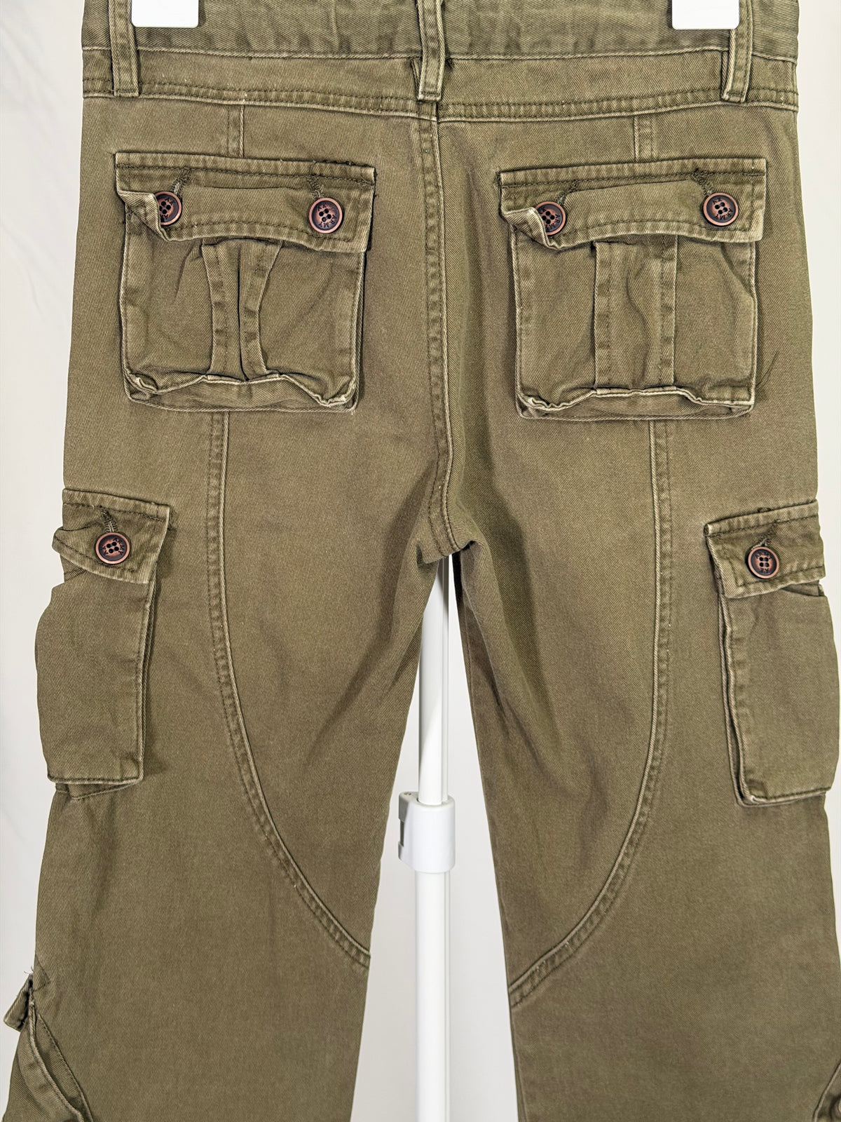 Ochenta olive green utility cargo pants