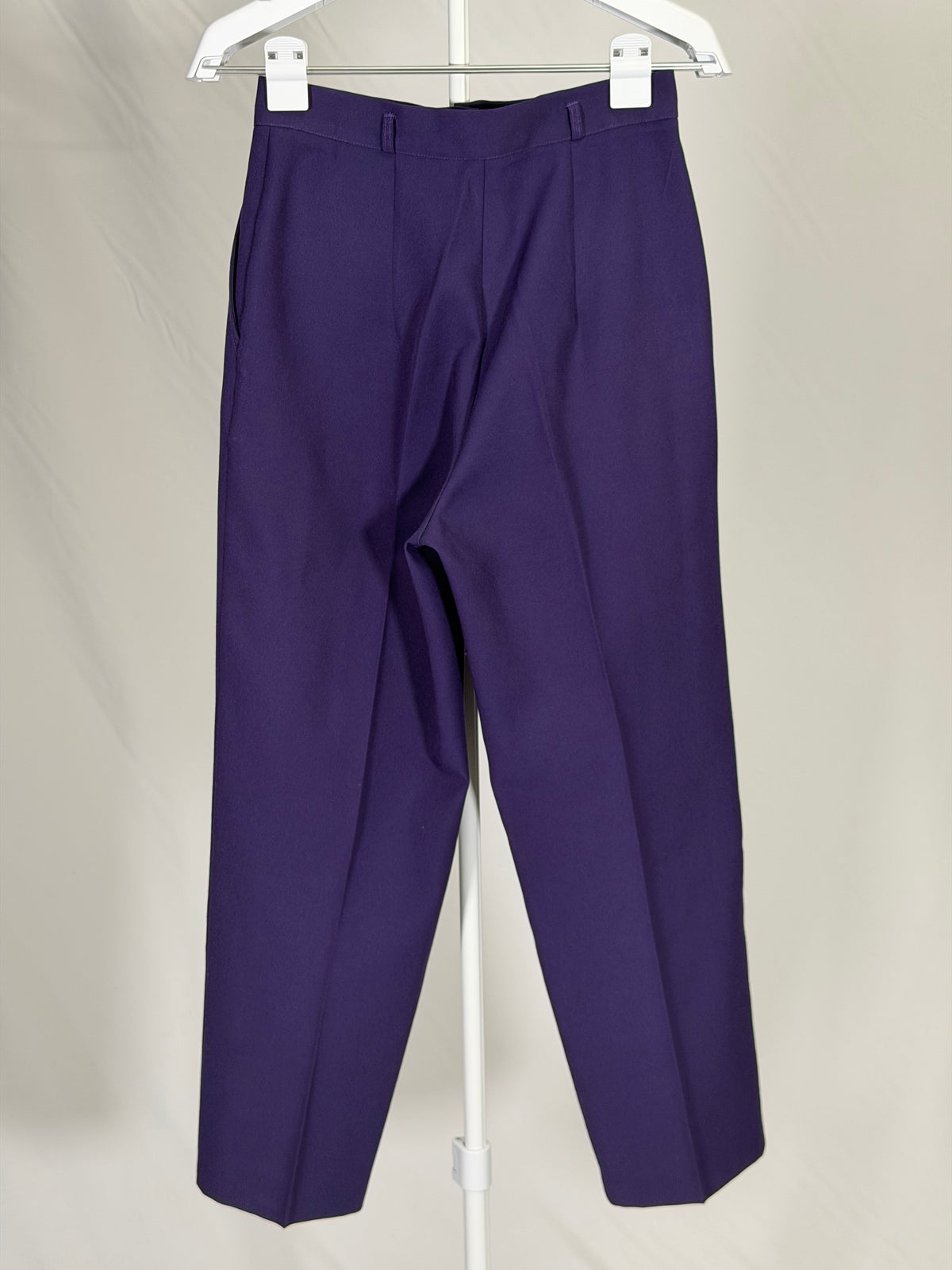 Vintage 90s Counterparts purple high-waisted pleated trousers
