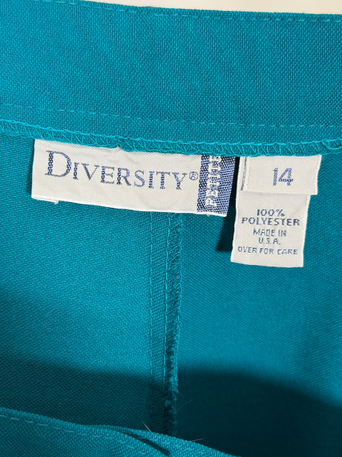 Vintage 90s Diversity high-rise pleated trousers