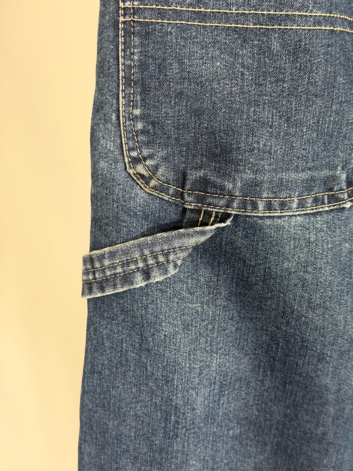 Wrangler dark wash carpenter utility jeans