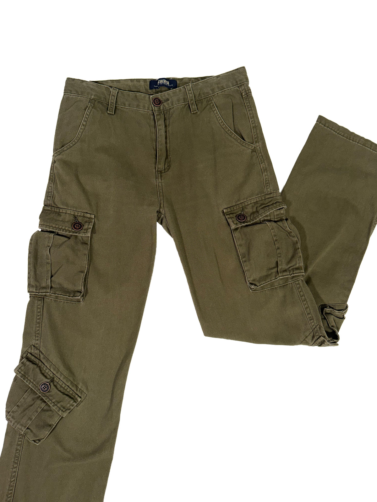 Ochenta olive green utility cargo pants