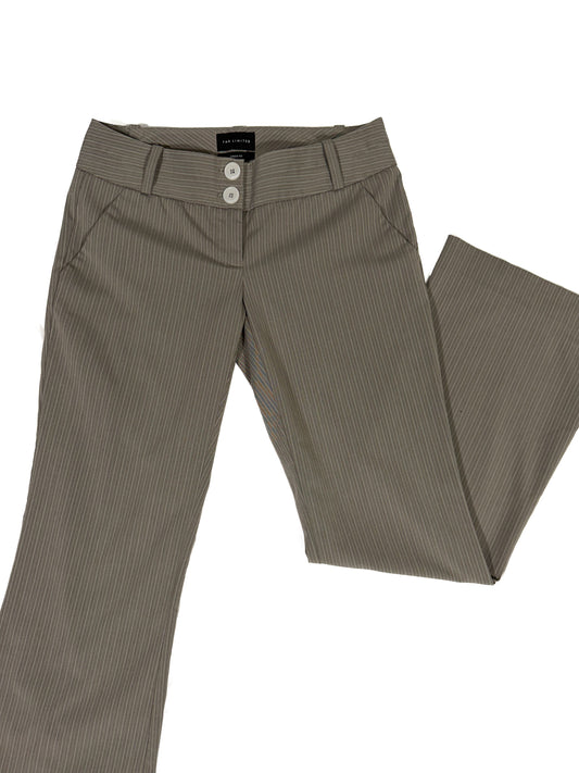 Vintage Y2K The Limited gray pinstripe mid-rise trousers
