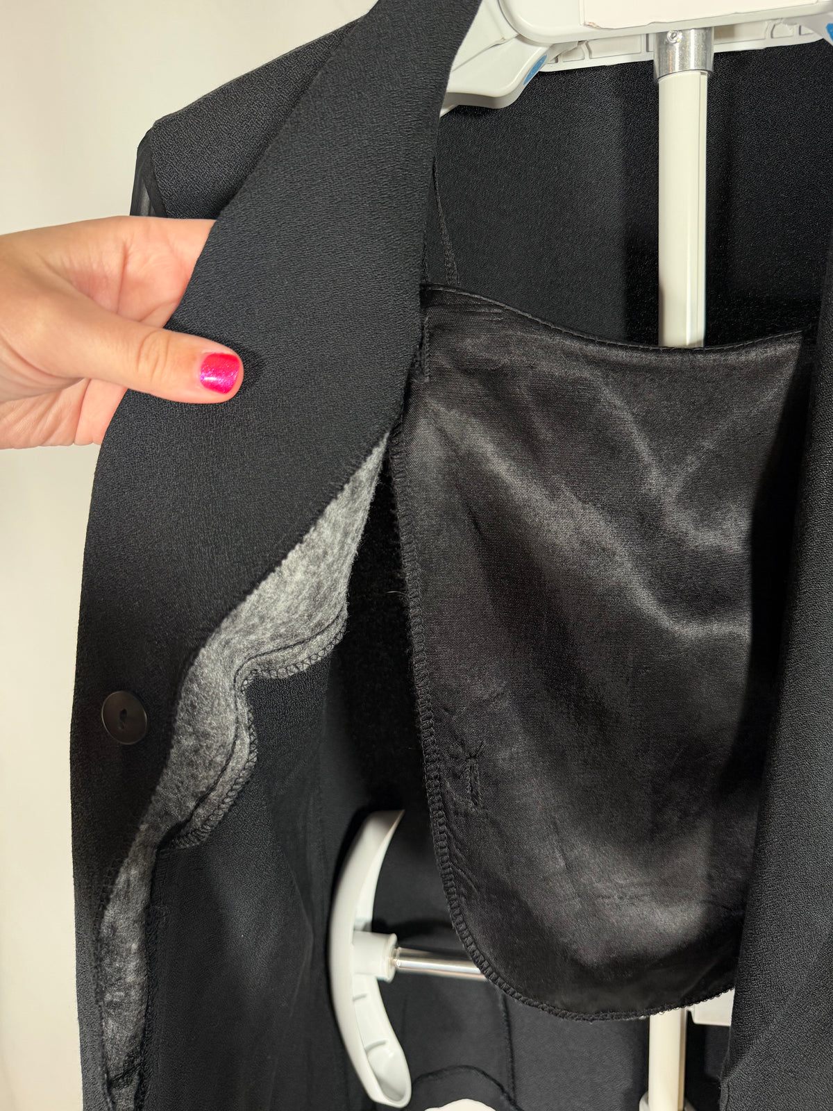 Vintage 80s Ultra Dress sheer sleeved blazer